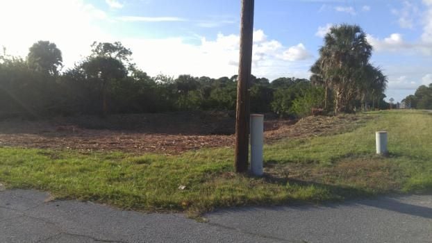 After a completed land clearing contractors project in the Port Charlotte, FL area